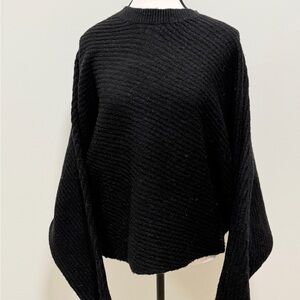RD Style Black Women's Crew Neck Sweater